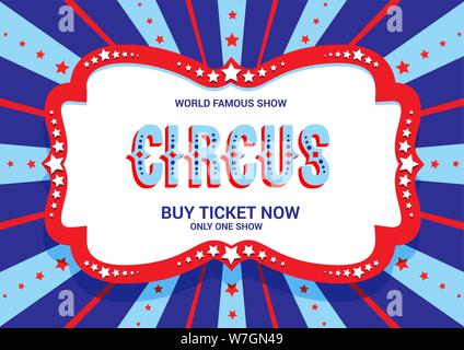 Bright poster template Stock Vector