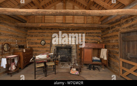 The Parker Cabin At Log Cabin Village A House Museum Consisting