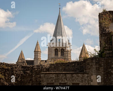 Rochester Cathedral Kent UK Stock Photo