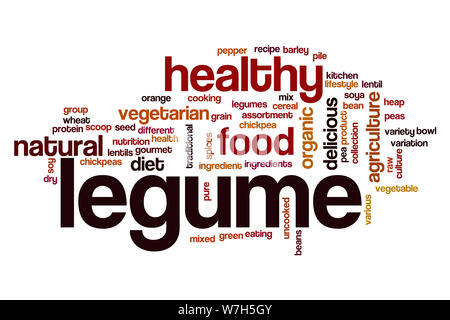 Legume word cloud concept Stock Photo