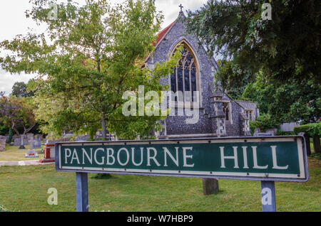 St James the Less Church ion Pangbourne Hill in the village of Pangbourne in west Berkshire, UK Stock Photo