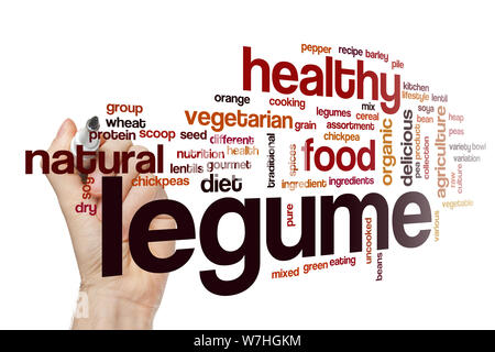 Legume word cloud concept Stock Photo