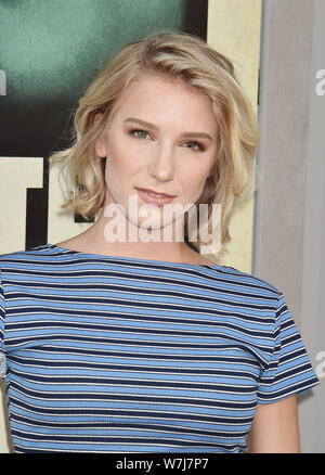 HOLLYWOOD, CA - AUGUST 05: Courtney Miller arrives at the Premiere Of