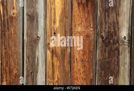 Rustic wooden planks background Stock Photo