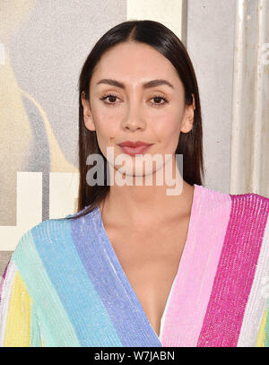 HOLLYWOOD, CA - AUGUST 05: Carolina Guerra arrives at the Premiere Of