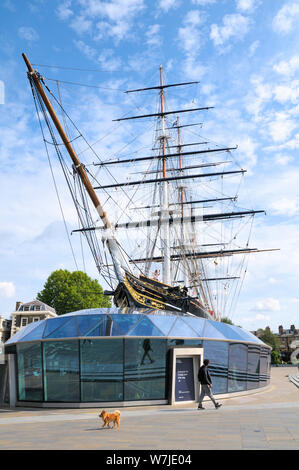 The Cutty Sark, Greenwich, London, England, UK Stock Photo