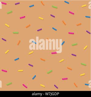 colorful sprinkles party background vector illustration EPS10 Stock Vector