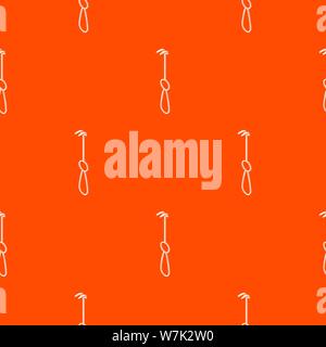 Surgery hook pattern vector orange Stock Vector
