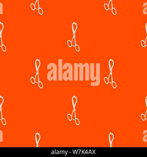 Surgical clipper pattern vector orange Stock Vector