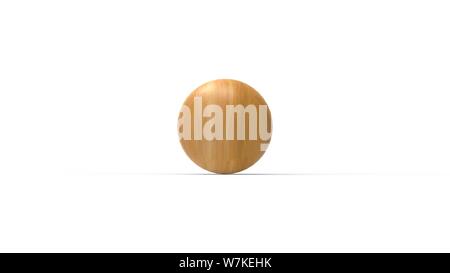 Sphere ball 3d rendering in multiple materials isolated in white studio background Stock Photo