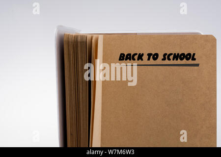 Things to do  as a memo list in view Stock Photo