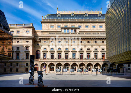 Prague Czech Republic. The National Theatre Stock Photo