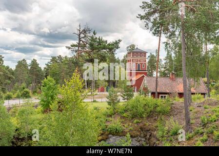 Historic mining site in Sala in Sweden Stock Photo