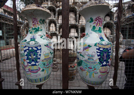 --FILE--View of the museum, also known as China's Porcelain House, renovated by Chinese businessman and porcelain collector Zhang Lianzhi in Tianjin, Stock Photo