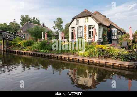 The picturesque village of Giethoorn, the Netherlands Stock Photo