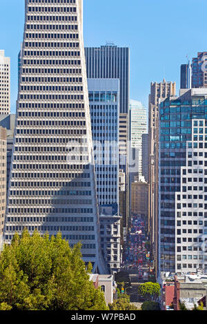 Trans America Building, San Francisco, California, USA, June 2011 Stock Photo