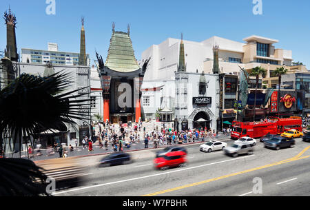 Grauman's Chinese Theatre, Hollywood Boulevard, Hollywood, Los Angeles, California, USA Stock Photo