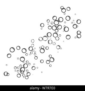 Bubble water vector illustration design template Stock Vector