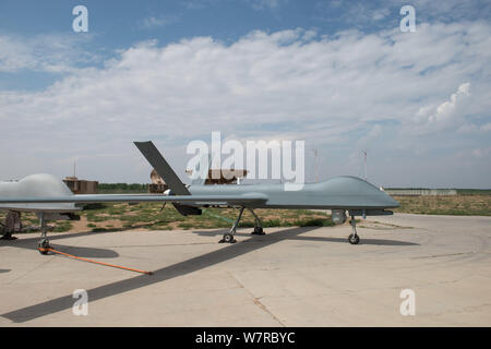 Cai Hong-4 (CH-4) unmanned aerial vehicles (UVAs) developed by designed and built by China Academy of Aerospace Aerodynamics (CAAA, also known as the Stock Photo