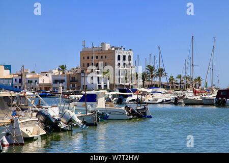 Portixol Mallorca August 2019 Stock Photo