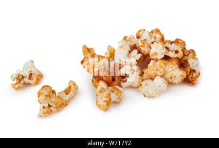 Popcorn isolated on a white background Stock Photo