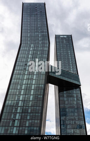 Facade of American Copper Buildings (626 First Avenue), dual-tower residential skyscraper in the Murray Hill neighborhood of Manhattan, New York City, Stock Photo