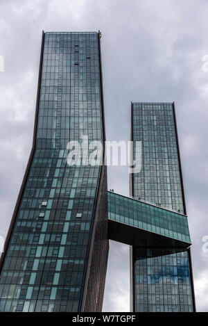 Facade of American Copper Buildings (626 First Avenue), dual-tower residential skyscraper in the Murray Hill neighborhood of Manhattan, New York City, Stock Photo