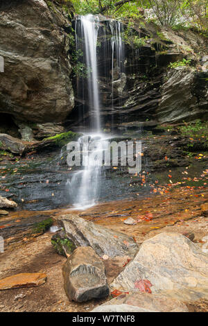 Hidden Falls at hanging Rock State Park in Danbury, North Carolina ...