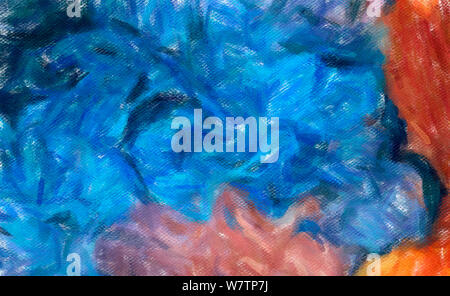 Abstract watercolor background. Acrylic design elements. Fashion pattern texture. Fantasy style artistic graphic painting. Creative desktop wallpaper. Stock Photo