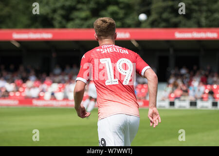 Mark Shelton of Salford City FC vs Stevenage Boro 2019/20. Stock Photo