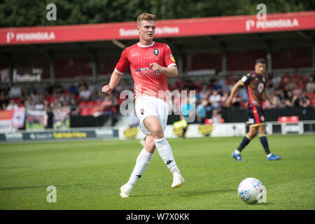 Mark Shelton of Salford City FC vs Stevenage Boro 2019/20. Stock Photo