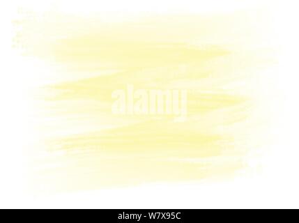 Textured Yellow Oil Paint Brush Stroke Isolated On White Background Stock  Photo - Download Image Now - iStock