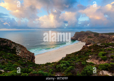 Diaz beach cove at sunrise. Cape Point National Park, Cape Town, South Africa. January 2012. Non-ex. Stock Photo