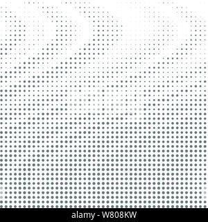 Halftone Pattern. Set of Dots. Dotted Texture. Overlay Grunge Template. Distress Linear Design. Fade Monochrome Points Stock Vector