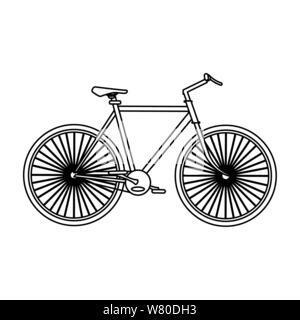 transportation concept mountain bike cartoon vector illustration ...