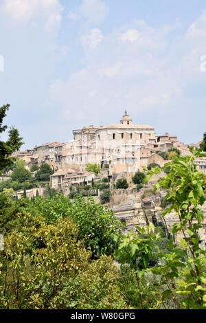 Ancient village Gordes in Southern France, Provence Stock Photo