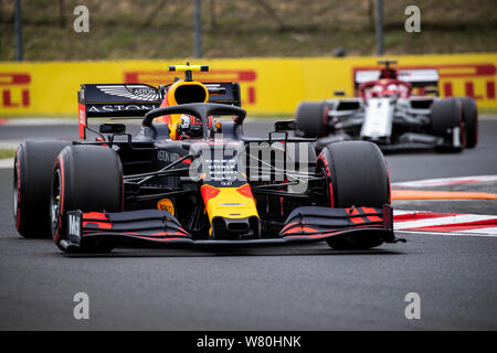 Formula 1 race weekend in the circuit of Hungaroring Mogyoród Hungary on August 2019 Stock Photo