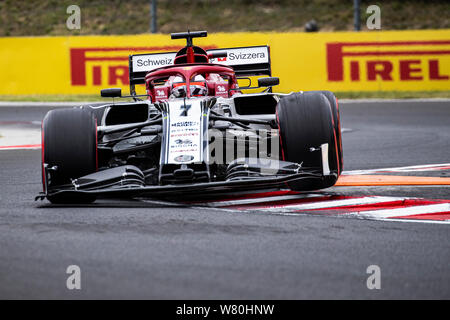 Formula 1 race weekend in the circuit of Hungaroring Mogyoród Hungary on August 2019 Stock Photo