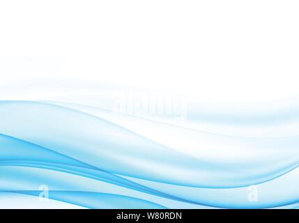 Soft abstract wavy background. Stock Vector