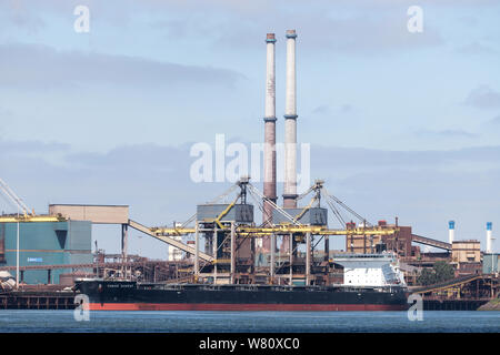 The Tata Steel steelworks in IJmuiden, Velsen, North Holland, Netherlands,  largest industrial area in the Netherlands, 2 blast furnaces, 2 coking plan  Stock Photo - Alamy