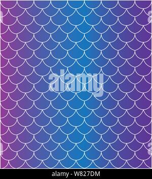 Colorful fish scales background Stock Vector