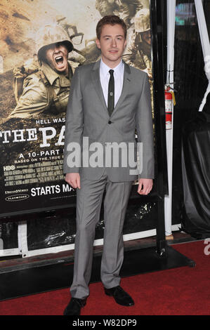 LOS ANGELES, CA. February 24, 2010: Joe Mazzello at the premiere of his new HBO miniseries 'The Pacific' at Grauman's Chinese Theatre, Hollywood. © 2010 Paul Smith / Featureflash Stock Photo