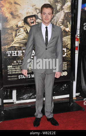 LOS ANGELES, CA. February 24, 2010: Joe Mazzello at the premiere of his new HBO miniseries 'The Pacific' at Grauman's Chinese Theatre, Hollywood. © 2010 Paul Smith / Featureflash Stock Photo