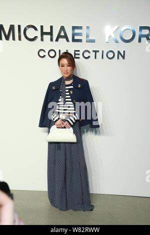 Hong Kong actress and model Jennifer Tse Ting-Ting attends the Michael