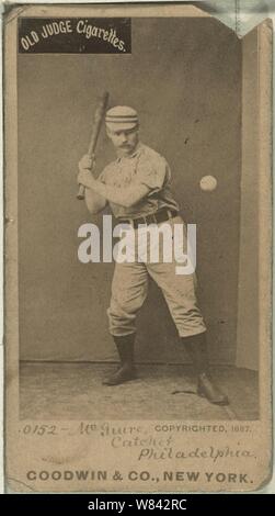 Deacon McGuire, Philadelphia Quakers, baseball card portrait Stock Photo