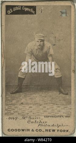 Deacon McGuire, Philadelphia Quakers, baseball card portrait Stock Photo