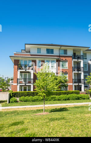 Low Rise Blocks A low rise apartment block. A brick built building from the 1930s, West ...