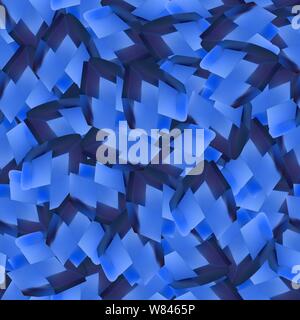 Blue diamond shape texture. Seamless pattern background. Vector illustration. Stock Vector