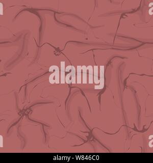 Red marble texture. Vector illustration. Seamless pattern background. Stock Vector