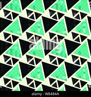 small colored polygons. Seamless geometric pattern. vector illustration Stock Vector
